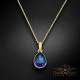 Kulons „Kristāla Lāse (Bermuda Blue)“ ar Swarovski™ kristāliem