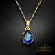 Kulons „Kristāla Lāse (Bermuda Blue)“ ar Swarovski™ kristāliem