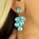 Komplekts sievietēm „Amber II (Aqua Bohemica)“ ar Preciosa® kristāliem