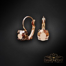 Auskari „Krāšņums II (Rose Gold)“ ar Swarovski™ kristāliem