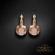 Auskari „Krāšņums II (Rose Gold)“ ar Swarovski™ kristāliem