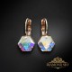 Auskari „Kaleidoskops (Aurora Borealis)“ ar Swarovski™ kristāliem