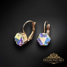 Auskari „Kaleidoskops (Aurora Borealis)“ ar Swarovski™ kristāliem