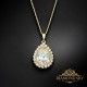 Komplekts „Debesu Piliens (White Patina)“ ar Swarovski™ kristāliem