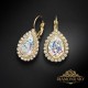 Komplekts „Debesu Piliens (White Patina)“ ar Swarovski™ kristāliem