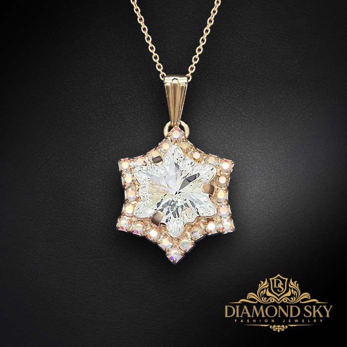 Kulons „Snowflake“ ar Swarovski® kristāliem