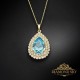 Komplekts „Jasmīns (Aquamarine)“ ar Swarovski™ kristāliem