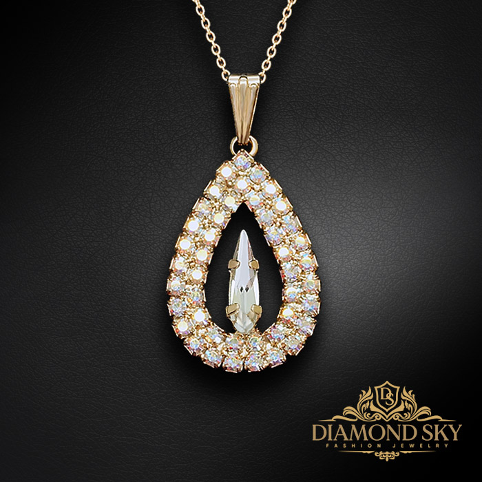 Kulons „Atlantis“ ar Swarovski™ kristāliem