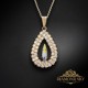 Kulons „Atlantis (Aurora Borealis)“ ar Swarovski™ kristāliem