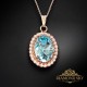 Kulons „Solar Illusion (Aqua Bohemica)“ ar Preciosa® kristāliem