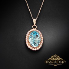 Kulons „Solar Illusion (Aqua Bohemica)“ ar Preciosa® kristāliem