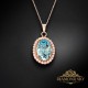 Kulons „Solar Illusion (Aqua Bohemica)“ ar Preciosa® kristāliem