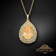 Kulons „Jasmine (Peach DeLite)“ ar Swarovski® kristāliem