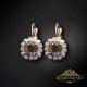 Auskari „Krāšņums II (Vitrail Medium)“ ar Swarovski® kristāliem