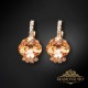Auskari „Krēta (Light Peach)“ ar Preciosa™ kristāliem