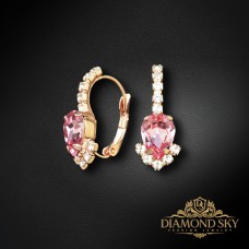 Auskari „Leonora II (Light Pink)“ ar Preciosa™ kristāliem