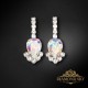 Auskari „Leonora II (Aurora Borealis)“ ar Preciosa® kristāliem
