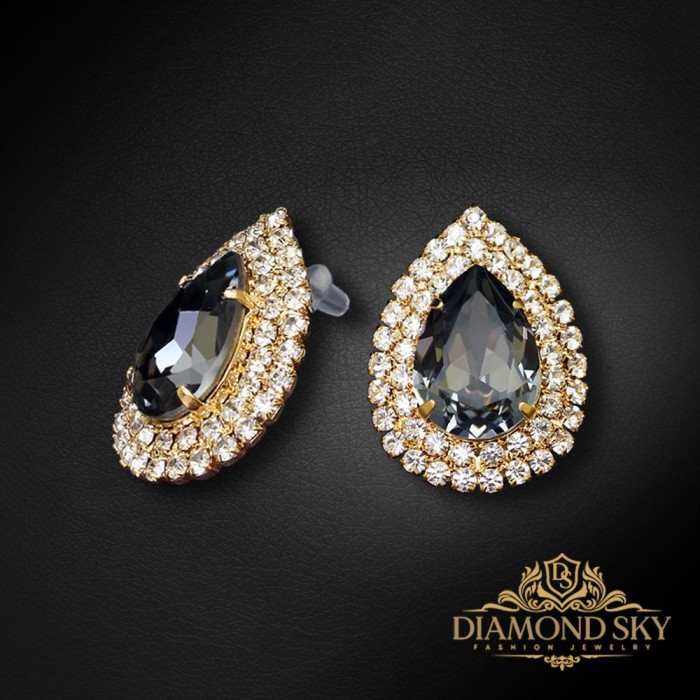 Komplekts sievietēm „Jasmīns (Silver Night)“ ar Swarovski® kristāliem