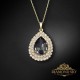Komplekts sievietēm „Jasmīns (Silver Night)“ ar Swarovski® kristāliem
