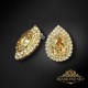 Auskari „Jasmīns (Golden Shadow)“ ar Swarovski™ kristāliem