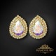 Auskari „Jasmīns (Aurora Borealis)“ ar Swarovski® kristāliem