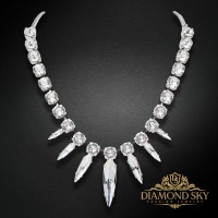 Kāzu kaklarota „Atlantis“ ar Swarovski™ kristāliem