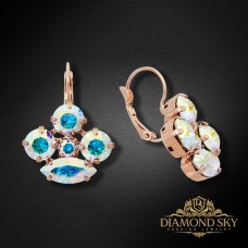 Auskari „Morions (Aurora Borealis)“ ar Swarovski® kristāliem