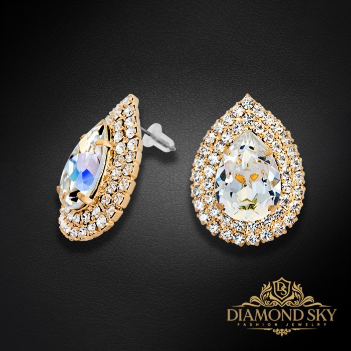 Komplekts „Jasmīns“ ar Swarovski™ kristāliem