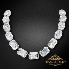 Kāzu kaklarota „Modern III“ ar Swarovski™ kristāliem