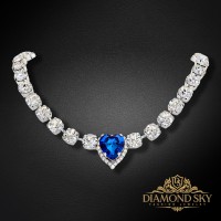 Kāzu kaklarota „Svētais Valentīns II“ ar Swarovski™ kristāliem