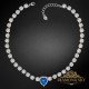 Kāzu kaklarota „Svētais Valentīns II“ ar Swarovski™ kristāliem
