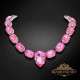Kāzu kaklarota „Krāsu Sezona (Lotus Pink DeLite)“ ar Swarovski™ kristāliem