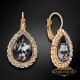 Auskari „Debesu Piliens (Silver Night)“ ar Swarovski® kristāliem