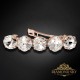 Matu sprādze „Apžilbinošs Mirdzums“ ar Swarovski™ kristāliem