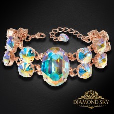 Aproce „Akrus (Aurora Borealis)“ ar Swarovski™ kristāliem