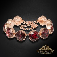 Aproce „Žilbinošais Mirdzums IV“ ar Swarovski™ kristāliem