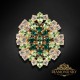 Broša „Pavasaris“ ar Swarovski™ kristāliem