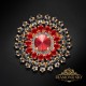 Broša „Lotoss“ ar Swarovski™ kristāliem