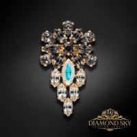 Brasa „Mirtele“ ar Swarovski™ kristāliem