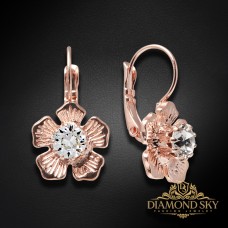 Auskari „Ziedu Krāšņums“ ar Swarovski™ kristāliem