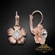 Auskari „Ziedu Krāšņums“ ar Swarovski™ kristāliem