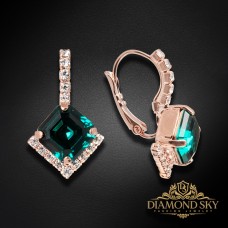 Auskari „Imperial III (Emerald)“ ar Swarovski™ kristāliem