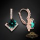 Auskari „Imperial III (Emerald)“ ar Swarovski™ kristāliem