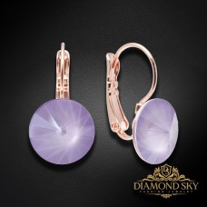Auskari „Klaris II (Lilac)“ ar Swarovski™ kristāliem