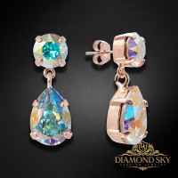 Auskari „Venus IV (Aurora Borealis)“ ar Preciosa® kristāliem