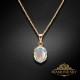 Komplekts „Baroka Spogulis (Aurora Borealis)“ ar Swarovski™ kristāliem