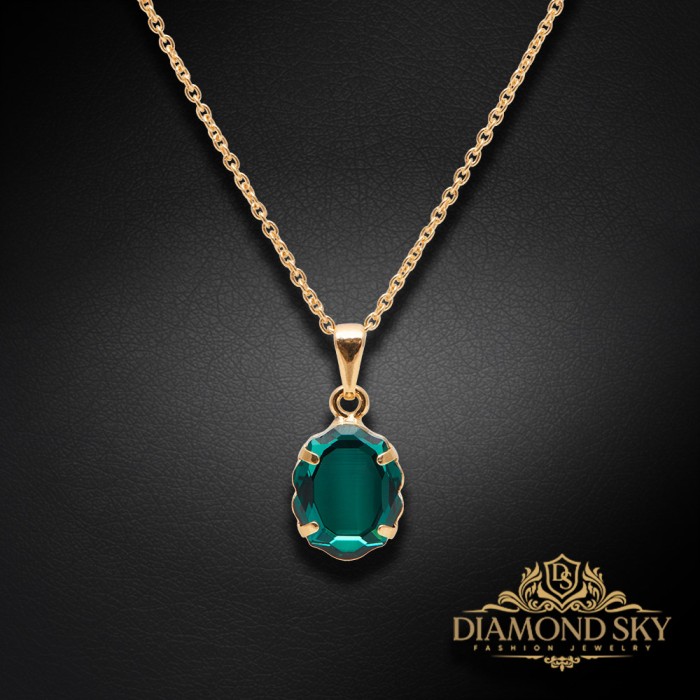Komplekts „Baroka Spogulis (Emerald)“ ar Swarovski™ kristāliem