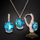 Komplekts „Krēta (Bermuda Blue)“ ar Preciosa™ kristāliem
