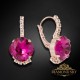 Komplekts sievietēm „Krēta (Fuchsia)“ ar Preciosa® kristāliem