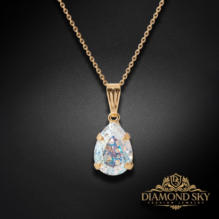 Komplekts sievietēm „Venus II (White Patina)“ ar Swarovski® kristāliem